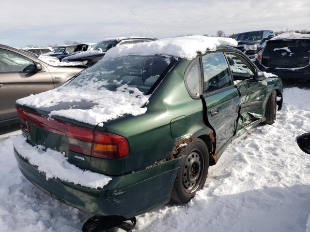 4S3BE635927213446 - 2002 SUBARU LEGACY L GREEN photo 3