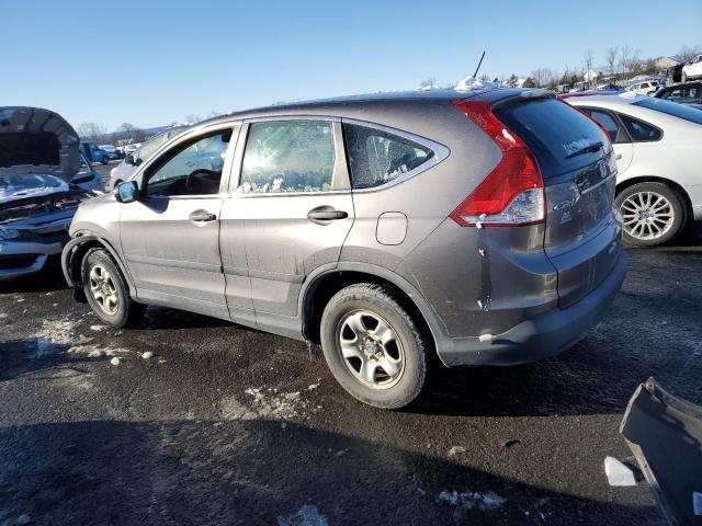 5J6RM4H33DL007010 - 2013 HONDA CR-V LX GRAY photo 2