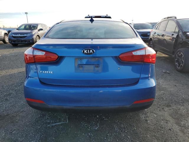 KNAFK4A6XE5066156 - 2014 KIA FORTE LX BLUE photo 6