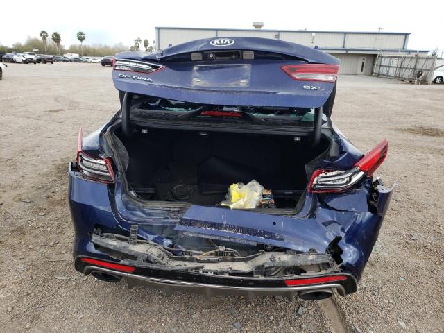 5XXGV4L25JG219895 - 2018 KIA OPTIMA SXL BLUE photo 6