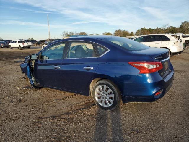 3N1AB7AP5HY382632 - 2017 NISSAN SENTRA S BLUE photo 2