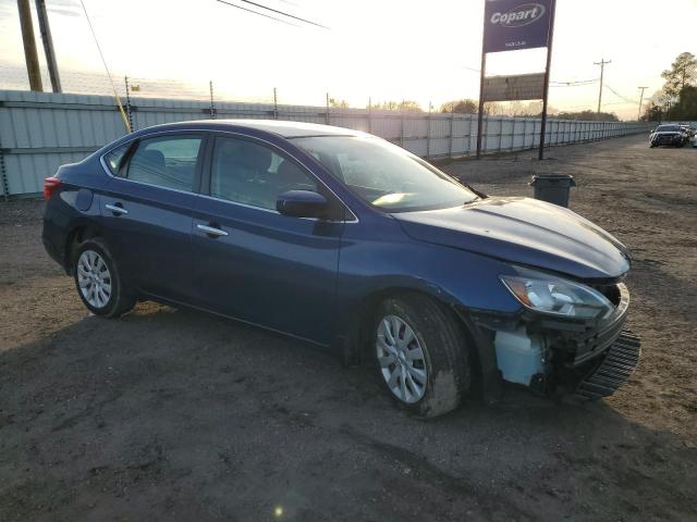 3N1AB7AP5HY382632 - 2017 NISSAN SENTRA S BLUE photo 4