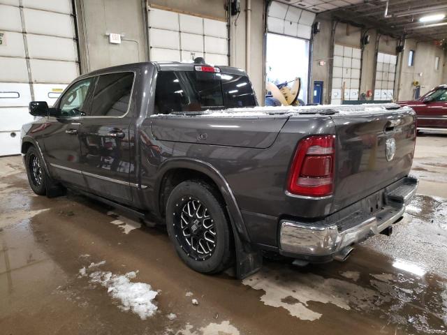 1C6SRFHT2KN897710 - 2019 RAM 1500 LIMITED GRAY photo 2