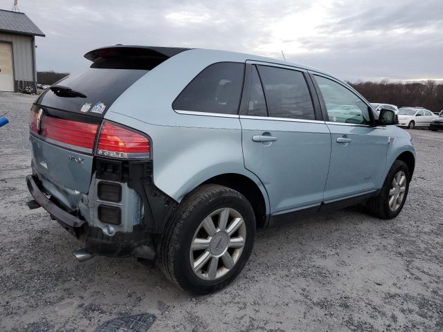 2LMDU68C38BJ11787 - 2008 LINCOLN MKX BLUE photo 3