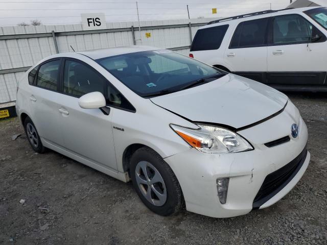 JTDKN3DU2F0434941 - 2015 TOYOTA PRIUS WHITE photo 4