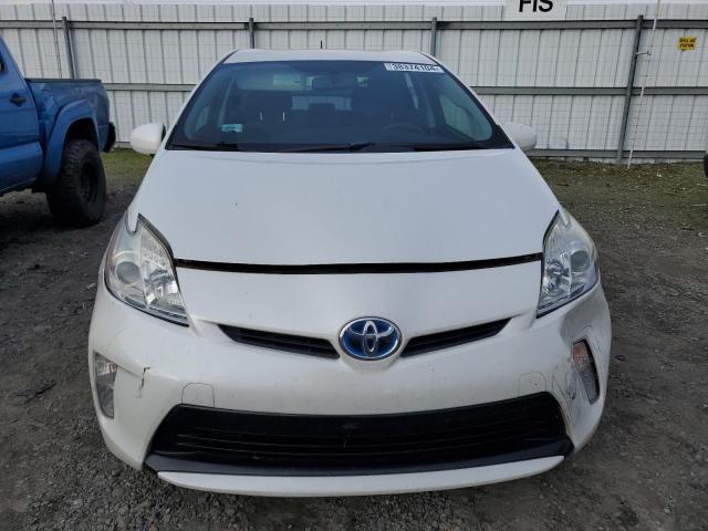 JTDKN3DU2F0434941 - 2015 TOYOTA PRIUS WHITE photo 5