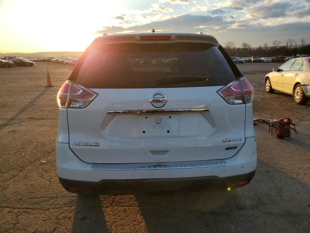 5N1AT2MV8EC802102 - 2014 NISSAN ROGUE S WHITE photo 6