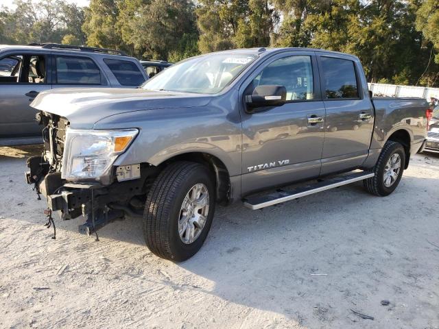 1N6AA1E66JN504249 - 2018 NISSAN TITAN SV GRAY photo 1