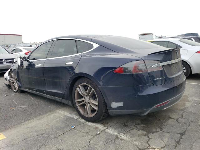 5YJSA1H1XFFP75733 - 2015 TESLA MODEL S 85 BLUE photo 2