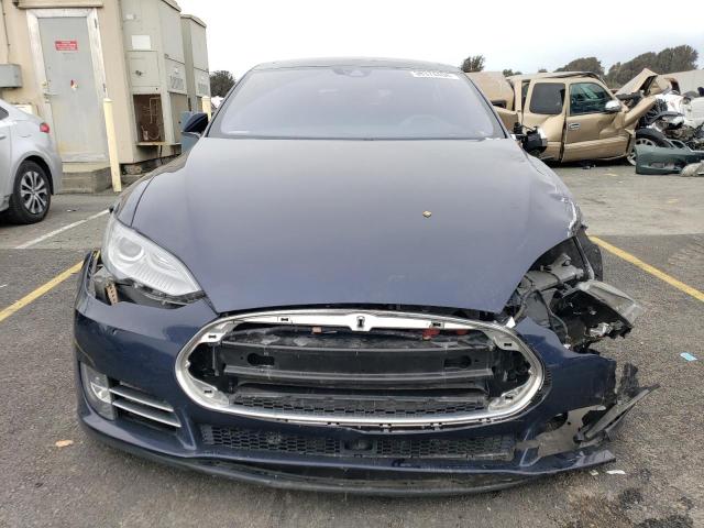 5YJSA1H1XFFP75733 - 2015 TESLA MODEL S 85 BLUE photo 5