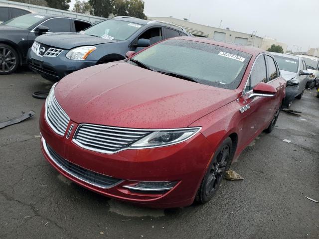 3LN6L2GK9GR621263 - 2016 LINCOLN MKZ RED photo 1