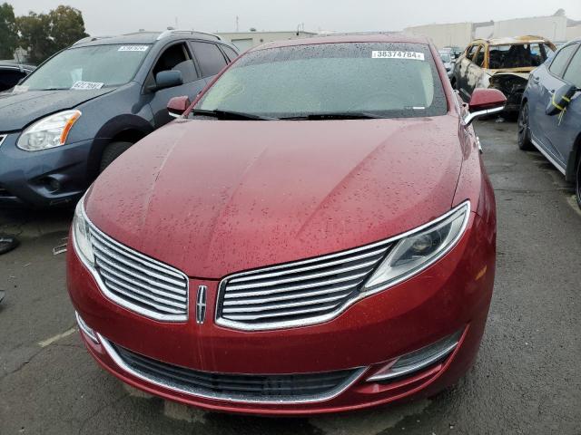 3LN6L2GK9GR621263 - 2016 LINCOLN MKZ RED photo 5