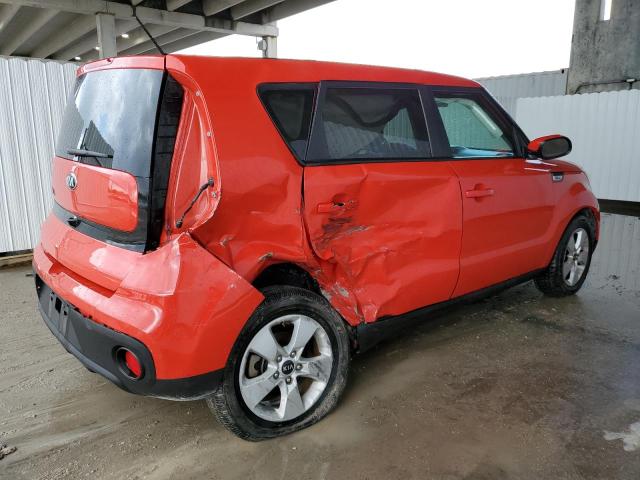 KNDJN2A29K7683568 - 2019 KIA SOUL RED photo 3