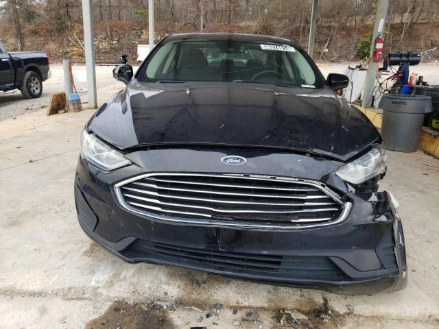 3FA6P0HD5KR107759 - 2019 FORD FUSION SE BLACK photo 5