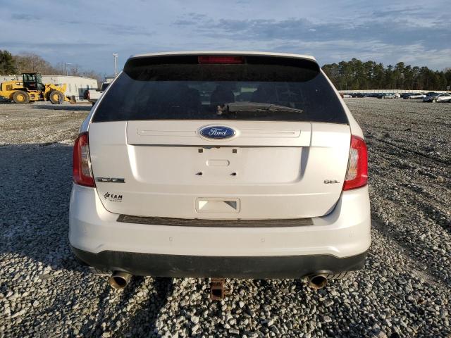 2FMDK3JC9DBA73583 - 2013 FORD EDGE SEL WHITE photo 6