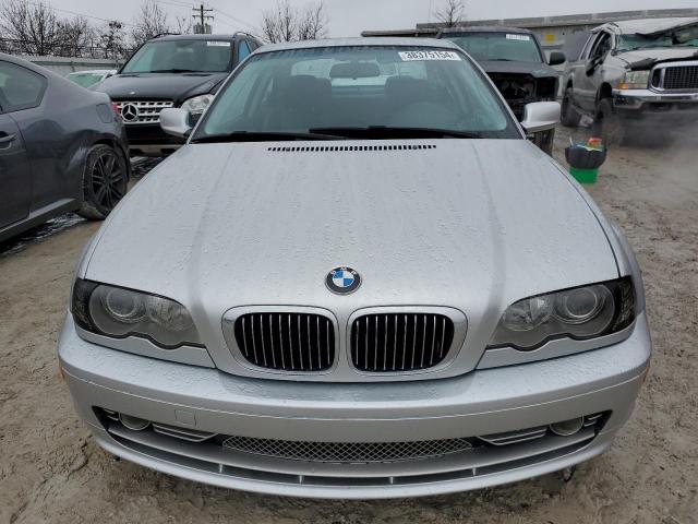 WBABN53492JU38824 - 2002 BMW 330 CI SILVER photo 5