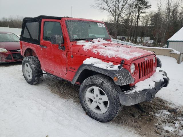 1C4AJWAG2HL749392 - 2017 JEEP WRANGLER SPORT RED photo 4