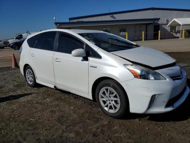 JTDZN3EU8C3057703 - 2012 TOYOTA PRIUS V WHITE photo 4