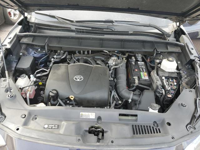 5TDGZRAH6LS000535 - 2020 TOYOTA HIGHLANDER XLE BLUE photo 12