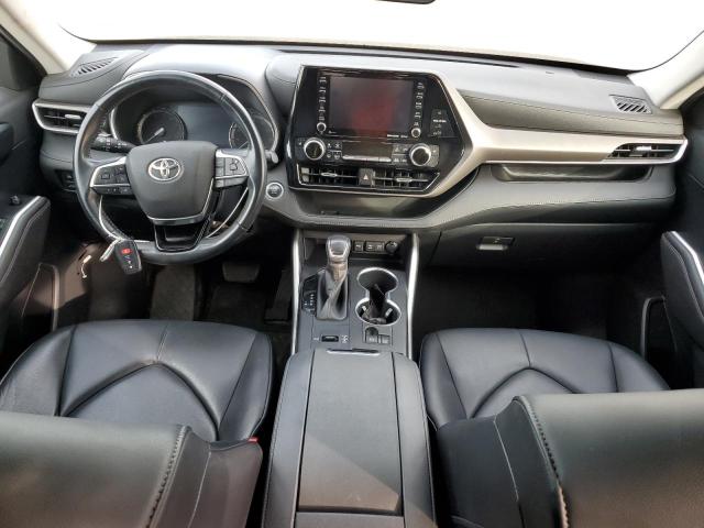 5TDGZRAH6LS000535 - 2020 TOYOTA HIGHLANDER XLE BLUE photo 8