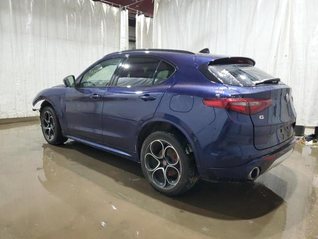 ZASPAKBN0L7C95748 - 2020 ALFA ROMEO STELVIO TI Көк фото 2