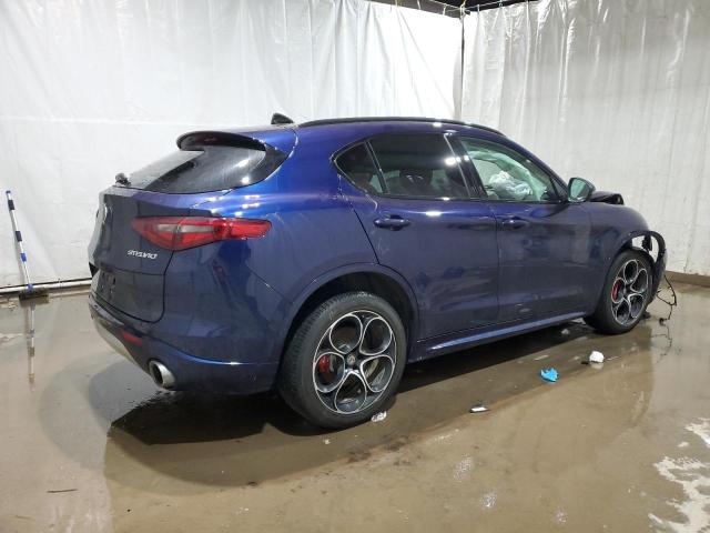 ZASPAKBN0L7C95748 - 2020 ALFA ROMEO STELVIO TI Көк фото 3