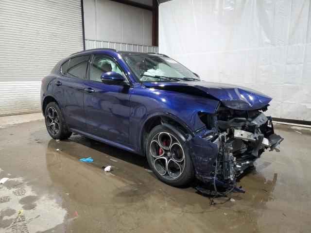 ZASPAKBN0L7C95748 - 2020 ALFA ROMEO STELVIO TI Көк фото 4