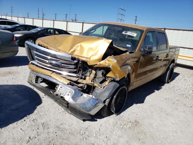 1FTRW12809KC23302 - 2009 FORD F150 SUPERCREW GOLD photo 1