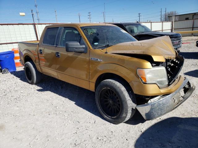 1FTRW12809KC23302 - 2009 FORD F150 SUPERCREW GOLD photo 4