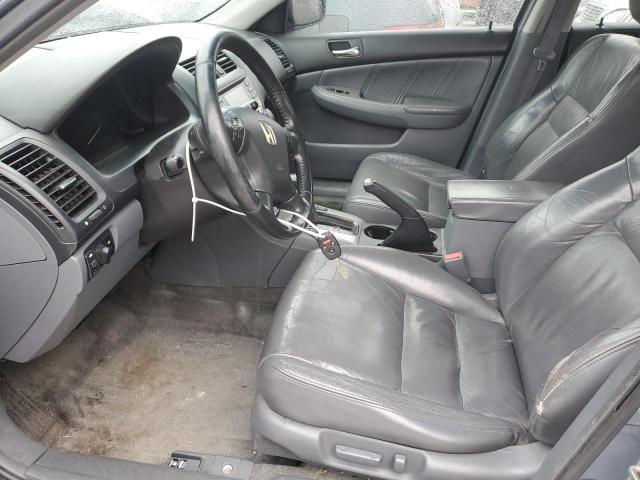 1HGCM56847A040258 - 2007 HONDA ACCORD EX BLUE photo 7