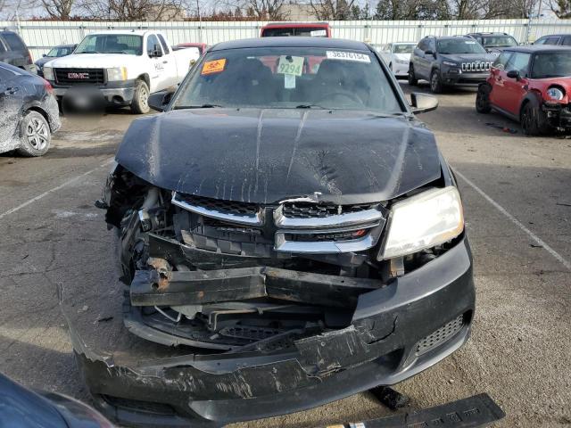 1C3CDZAB6DN549186 - 2013 DODGE AVENGER SE BLACK photo 5