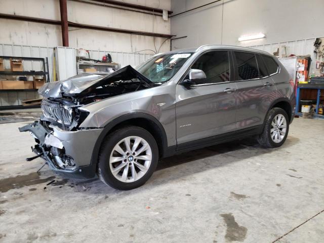 5UXWX9C3XH0T18654 - 2017 BMW X3 XDRIVE28I GRAY photo 1