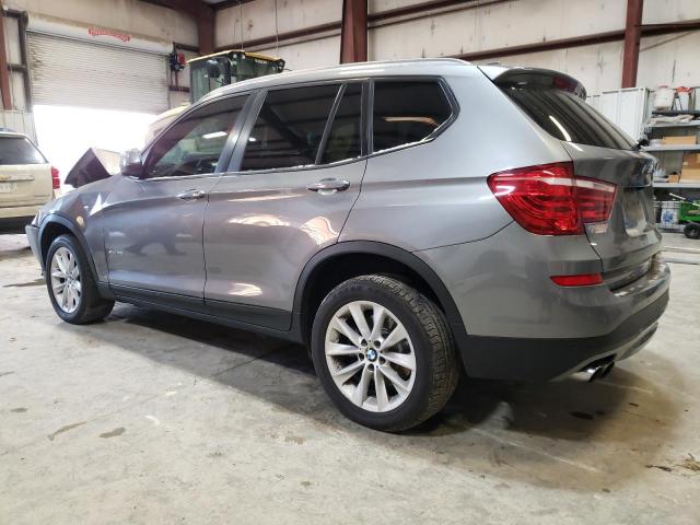 5UXWX9C3XH0T18654 - 2017 BMW X3 XDRIVE28I GRAY photo 2