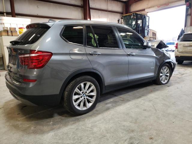 5UXWX9C3XH0T18654 - 2017 BMW X3 XDRIVE28I GRAY photo 3