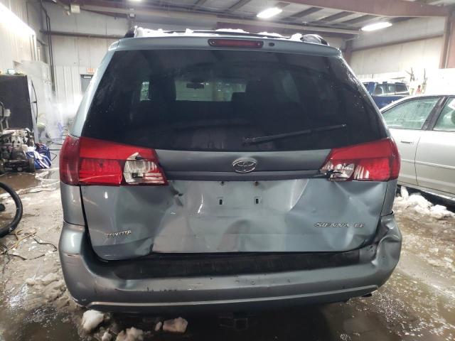 5TDZA23C35S344139 - 2005 TOYOTA SIENNA CE GRAY photo 6