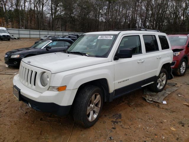 1C4NJRCB1ED728656 - 2014 JEEP PATRIOT LIMITED WHITE photo 1