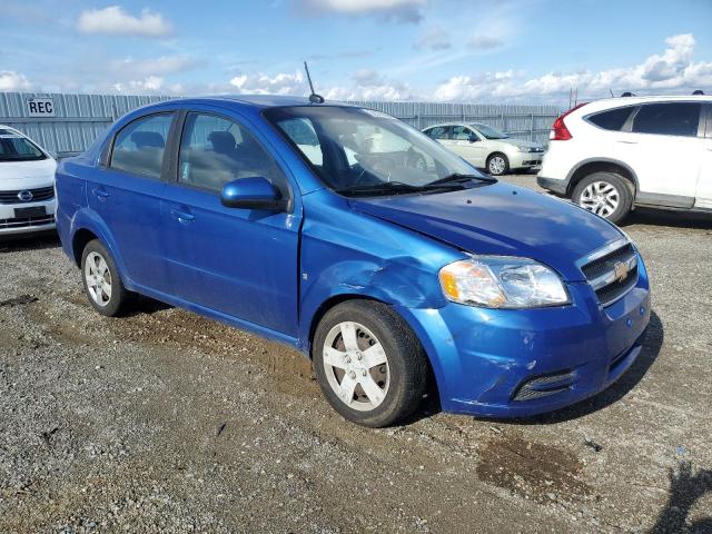 KL1TD56E59B645382 - 2009 CHEVROLET AVEO LS BLUE photo 4