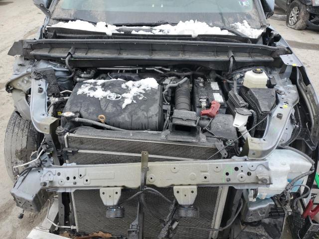 5TDGZRBH8MS111684 - 2021 TOYOTA HIGHLANDER XLE BLUE photo 12