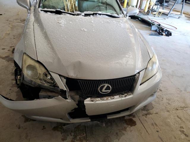 JTHFF2C26A2505241 - 2010 LEXUS IS 250 SILVER photo 5