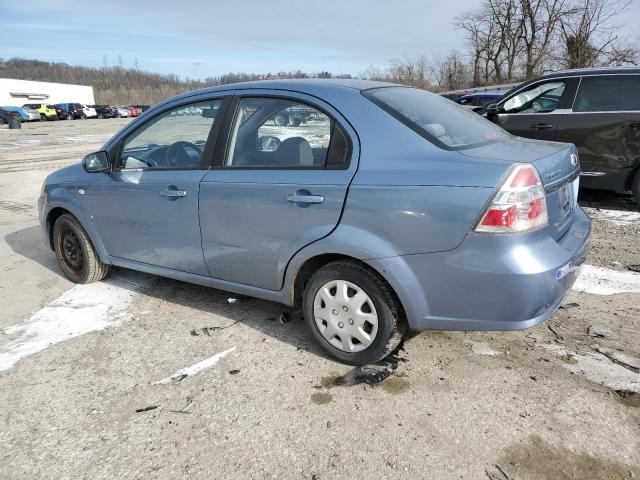 KL1TD56617B045741 - 2007 CHEVROLET AVEO BASE შავი ფოტო 2