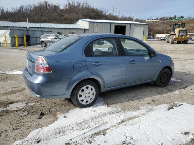 KL1TD56617B045741 - 2007 CHEVROLET AVEO BASE BLACK photo 3