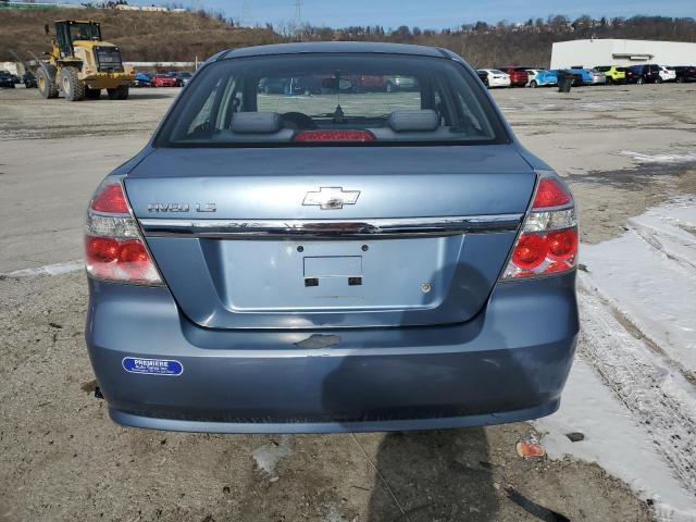 KL1TD56617B045741 - 2007 CHEVROLET AVEO BASE შავი ფოტო 6