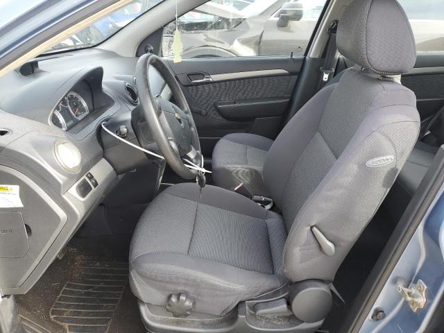 KL1TD56617B045741 - 2007 CHEVROLET AVEO BASE შავი ფოტო 7