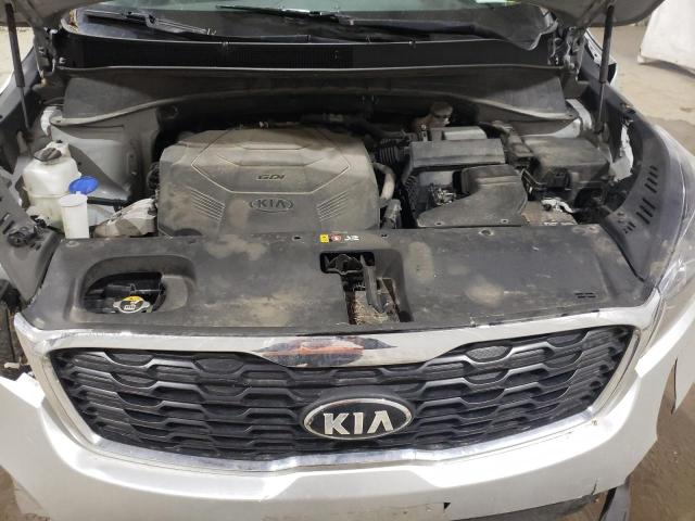 5XYPGDA59KG561452 - 2019 KIA SORENTO LX SILVER photo 12