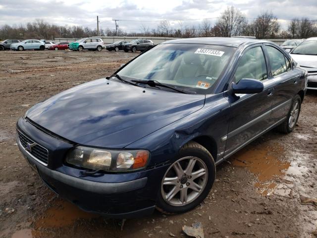 YV1RS58D122182055 - 2002 VOLVO S60 2.4T BLUE photo 1