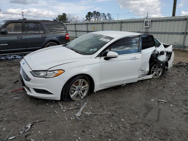 3FA6P0UU1JR150600 - 2018 FORD FUSION S HYBRID WHITE photo 1