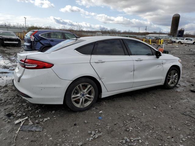 3FA6P0UU1JR150600 - 2018 FORD FUSION S HYBRID WHITE photo 3