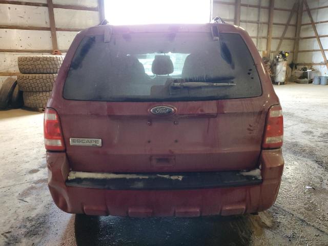 1FMCU0D73AKC48253 - 2010 FORD ESCAPE XLT RED photo 6