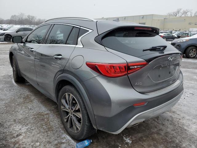 SJKCH5CR3JA040756 - 2018 INFINITI QX30 BASE GRAY photo 2