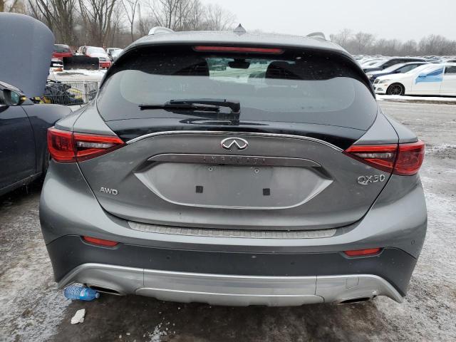 SJKCH5CR3JA040756 - 2018 INFINITI QX30 BASE GRAY photo 6